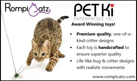 RompiCatz / PET Ki Enterprises - award winning cat toys - rompicatz.com
